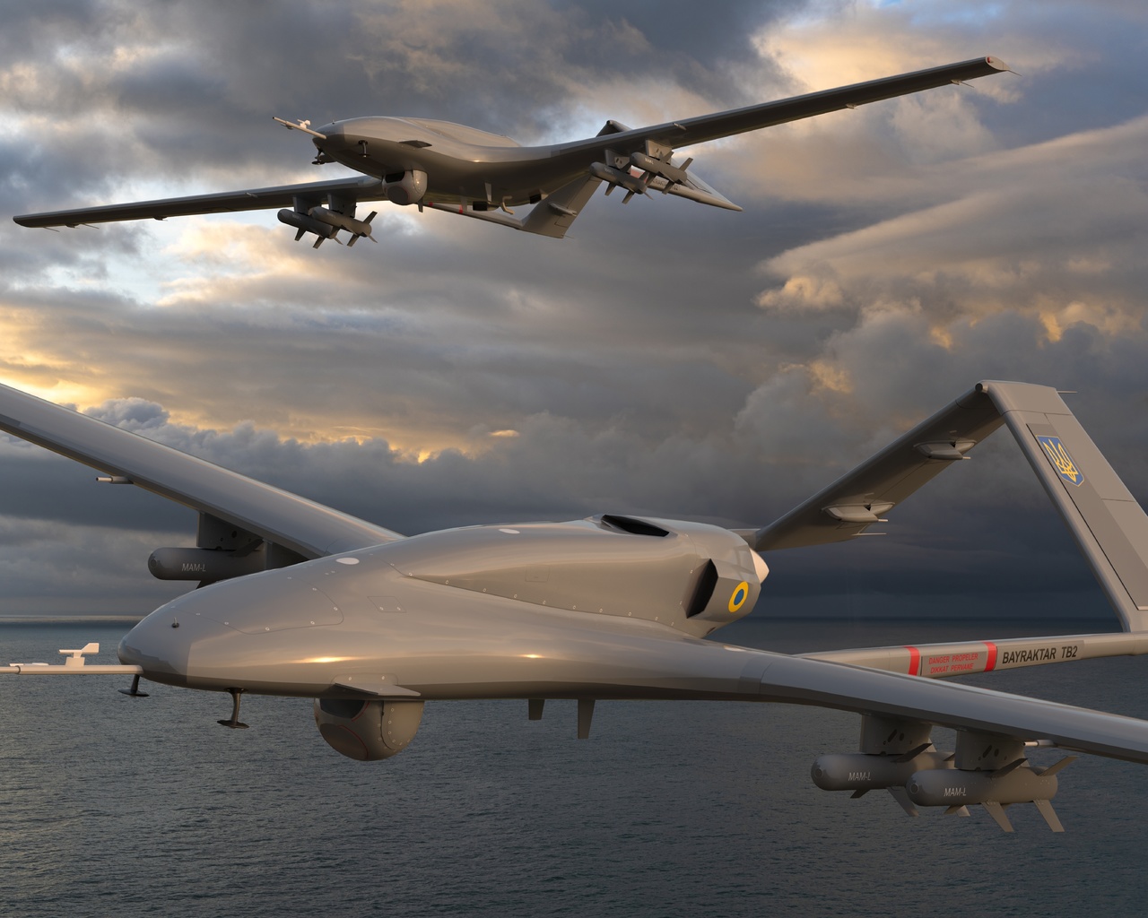 bayraktar tb2, medium-altitude long-endurance uav, drones