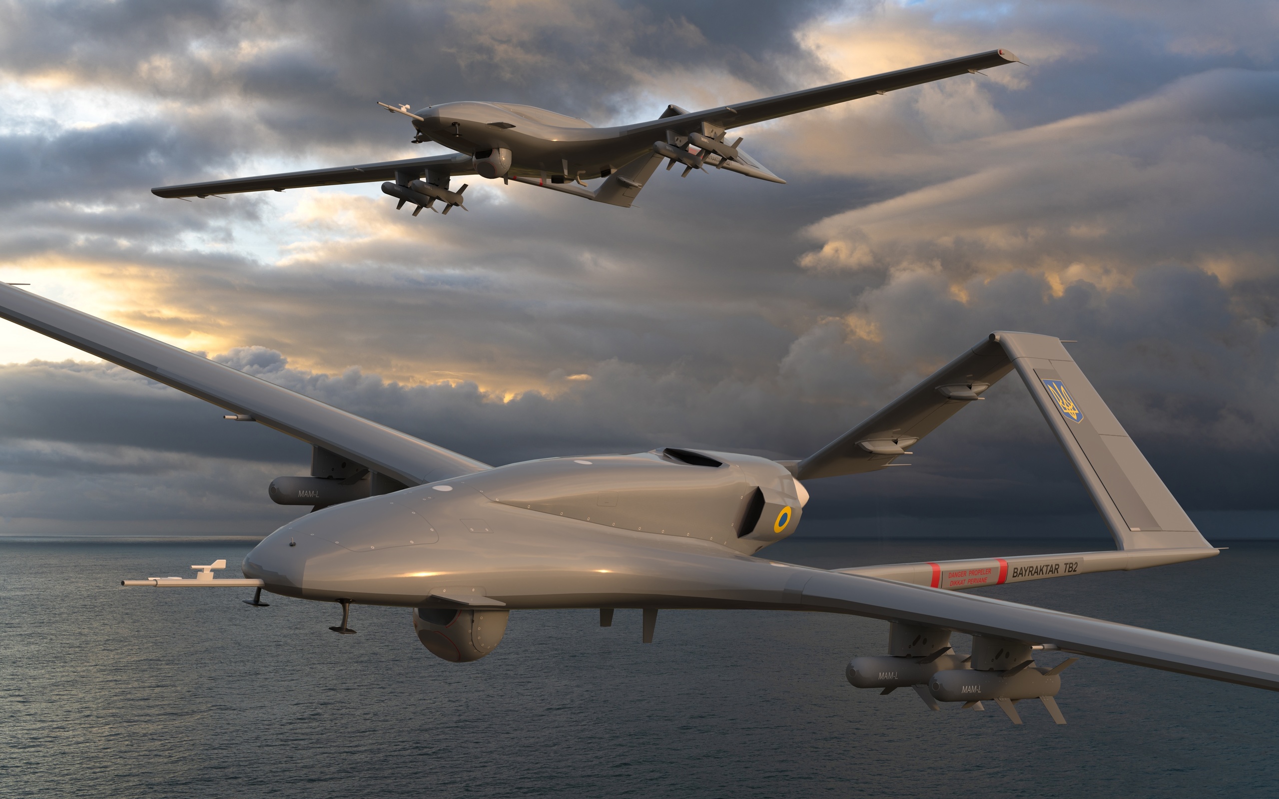 bayraktar tb2, medium-altitude long-endurance uav, drones